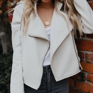 Vici Moto Jacket - Faux Suede.